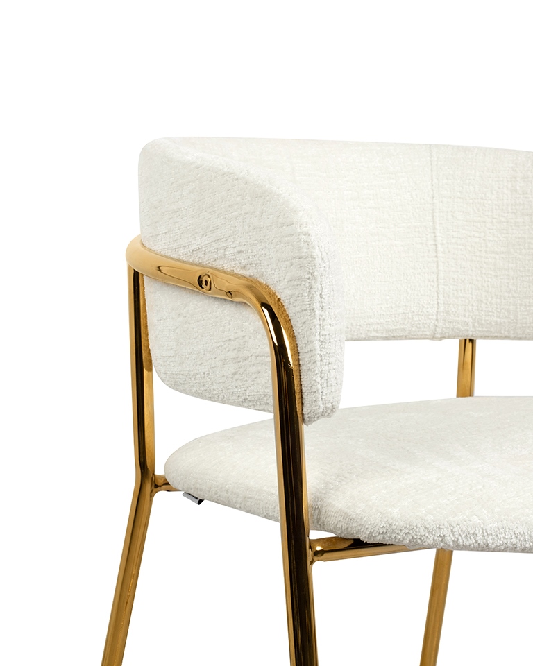 Krzesło barowe DELTA 65 białe - obrazek 5