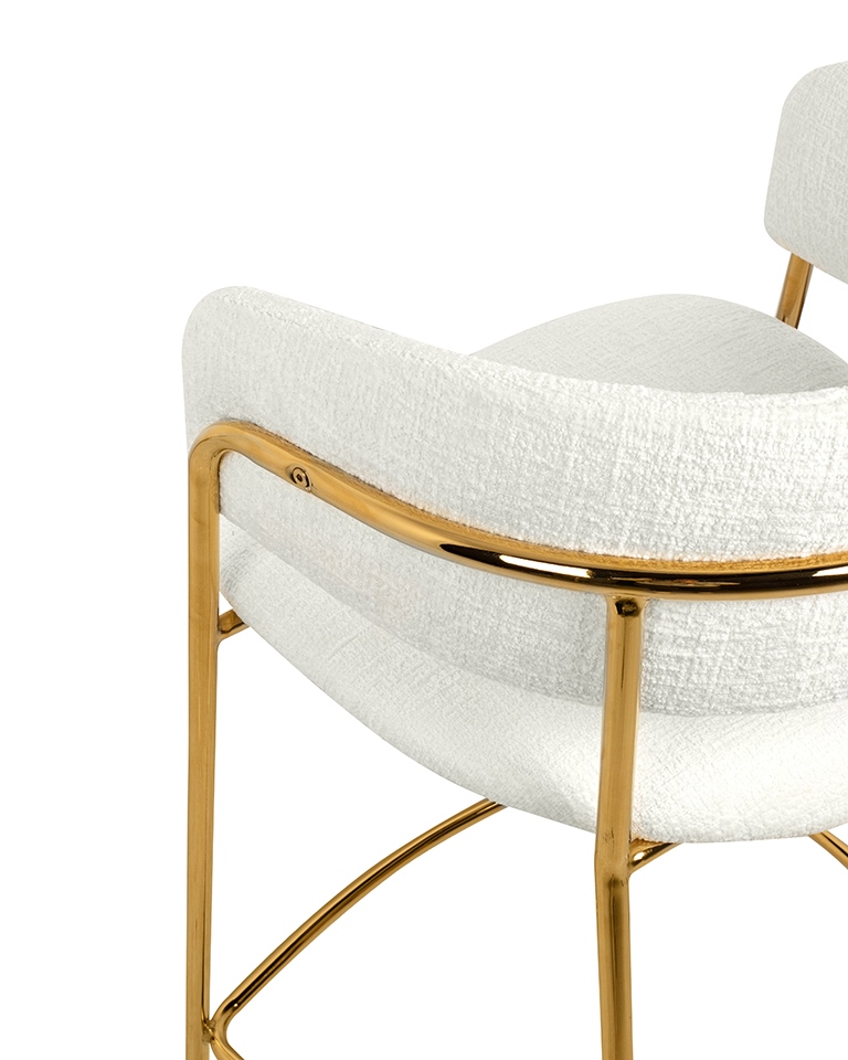 Krzesło barowe DELTA 65 białe - obrazek 8