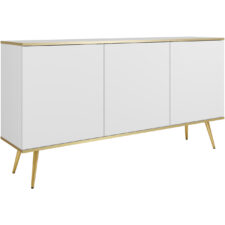 Komoda ARA K160 biały + złoty