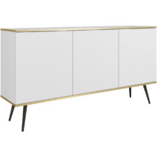 Komoda ARA K160 biały + czarny