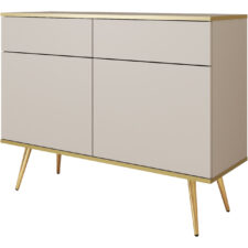 Komoda ARA KSZ107 beż + złoty