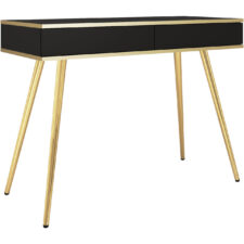 Toaletka ARA T102 czarny + złoty