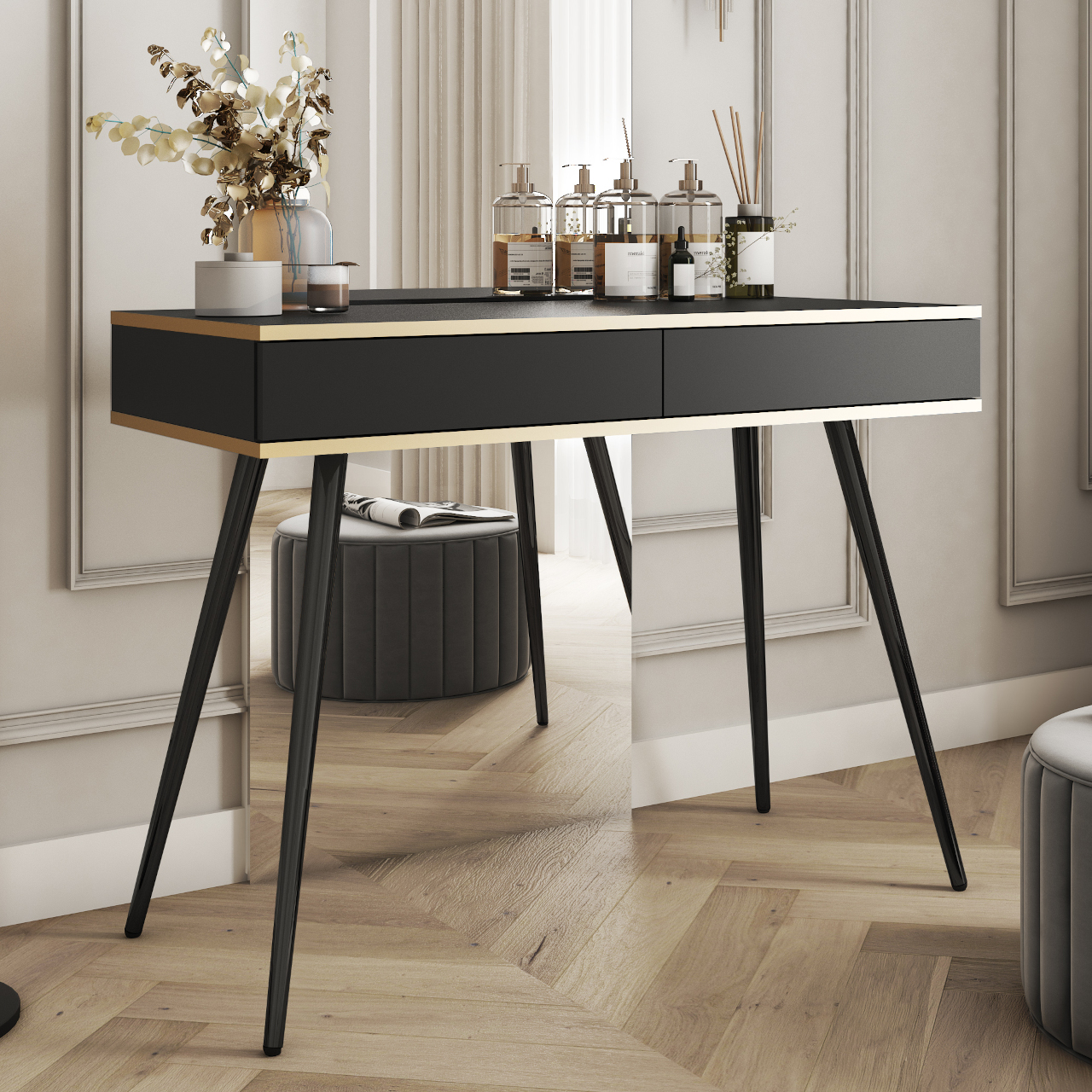 Toaletka ARA T102 czarny - obrazek 5