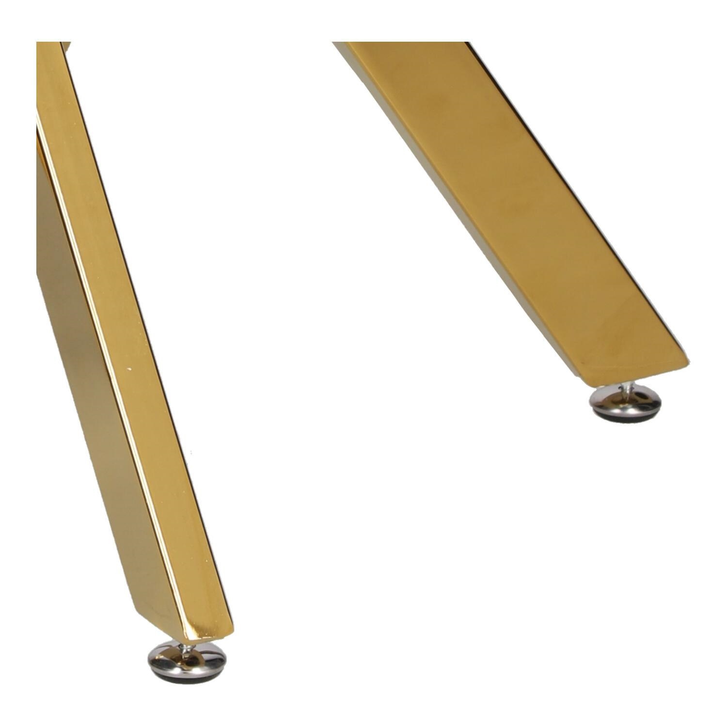 Stolik kawowy Amber 60cm transparentny/ złoty - obrazek 11