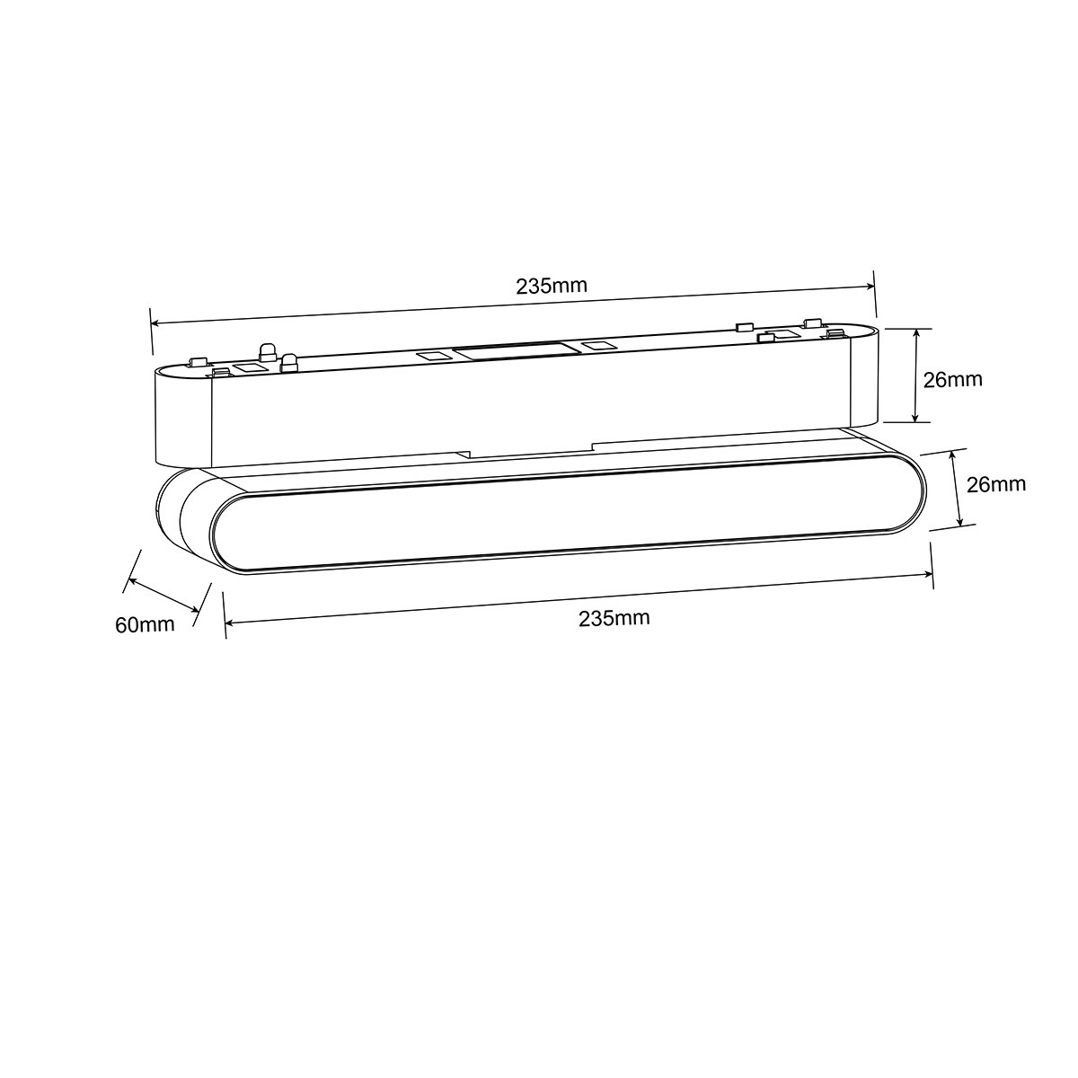 Reflektor Magnetic Slim Fizz 12W LED 4000K czarny - obrazek 3