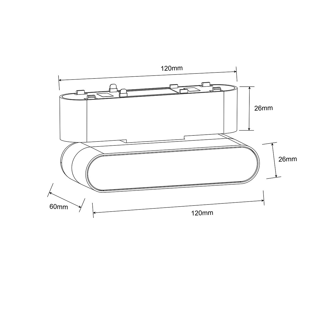 Reflektor Magnetic Slim Fizz 6W LED 4000K czarny - obrazek 3