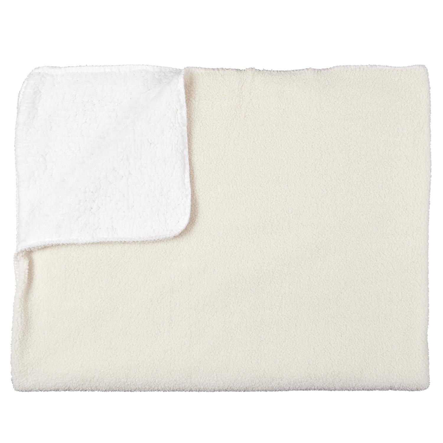 Pled Sherpa ecru 120x150cm - obrazek 6