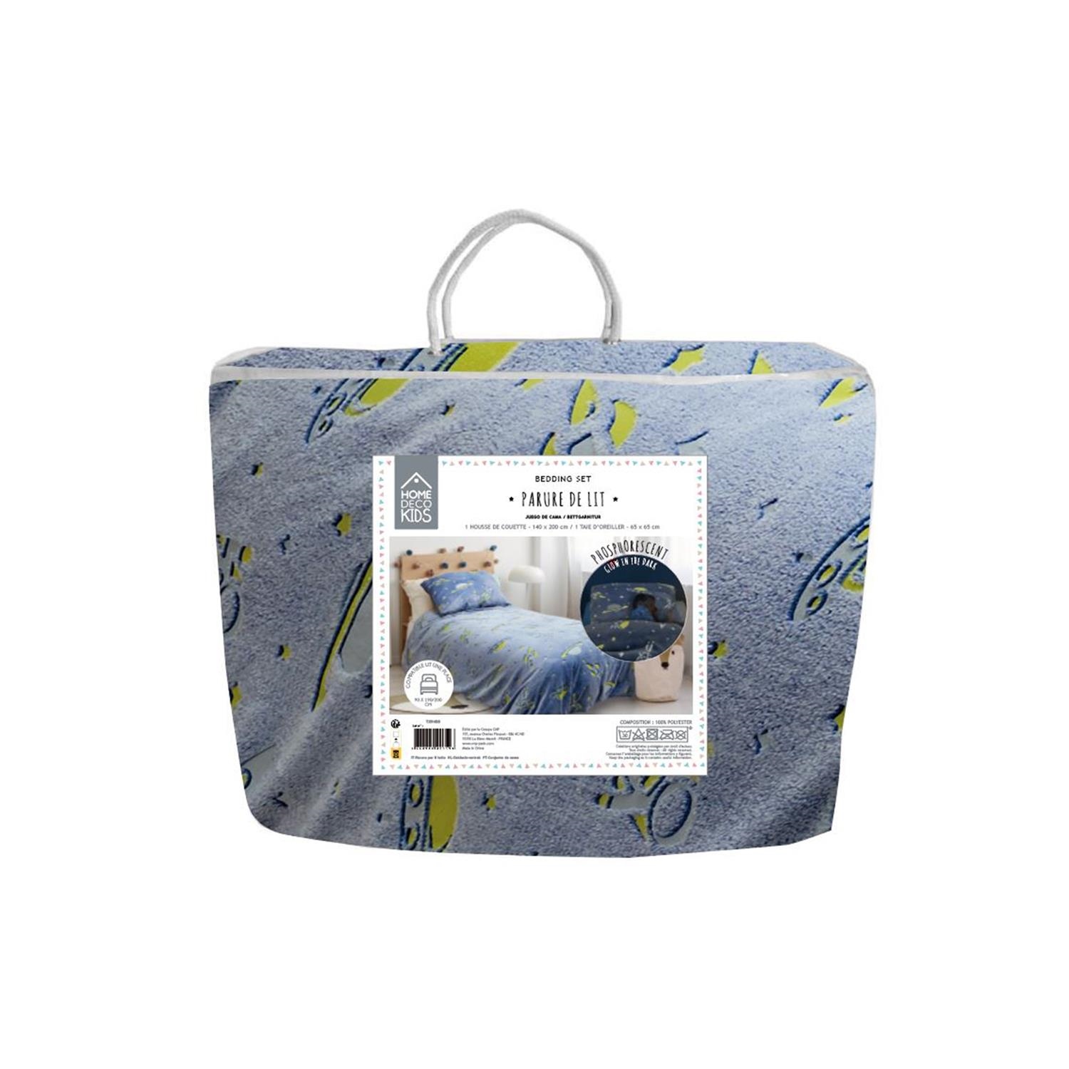 Komplet pościeli dziecięcej 140x200 fluorescencyjnej - obrazek 3