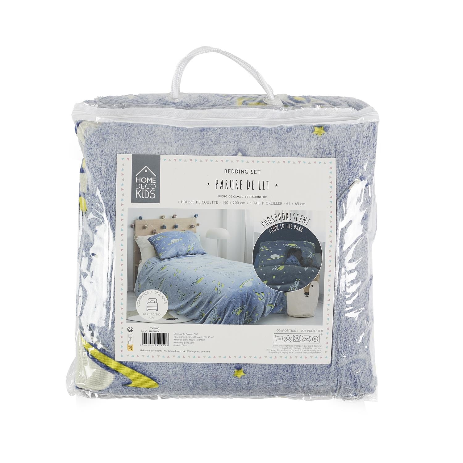 Komplet pościeli dziecięcej 140x200 fluorescencyjnej - obrazek 5