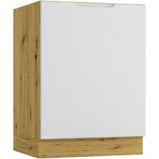 Szafka dolna pod zlew D60ZL ELLEN 03 dąb artisan / szary