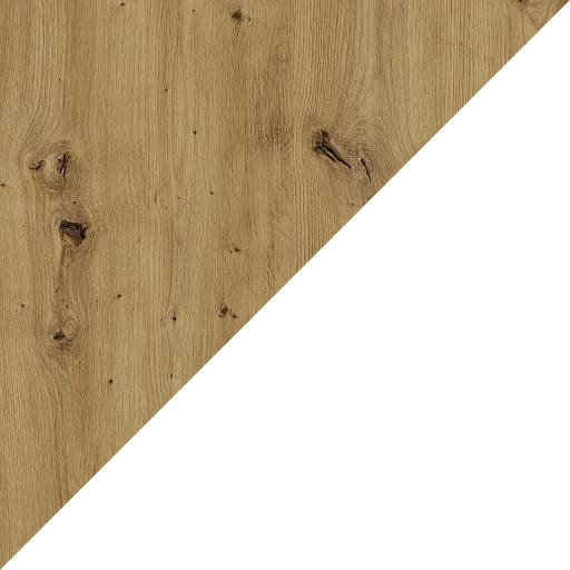 Szafka dolna pod zlew D60ZL ELLEN 03 dąb artisan / biała alaska - obrazek 6