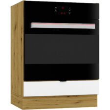 Szafka pod piekarnik DK60 ELLEN 07 dąb artisan / biała alaska
