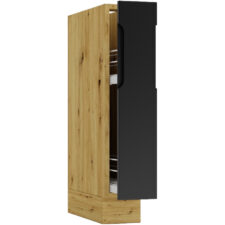 Szafka dolna CARGO D15 ELLEN 10 dąb artisan / czarny groszek