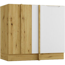 Szafka dolna narożna DNP ELLEN 12 dąb artisan / szary