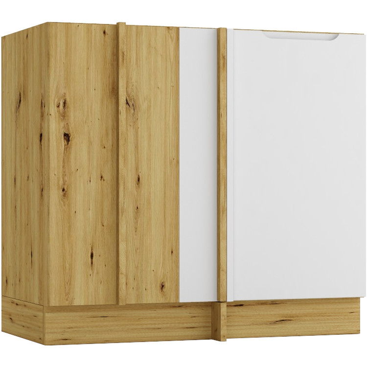 Szafka dolna narożna DNP ELLEN 12 dąb artisan / szary