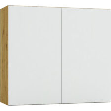 Szafka górna W80 ELLEN 17 dąb artisan / szary