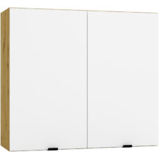 Szafka górna W80 ELLEN 17 dąb artisan / biała alaska
