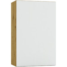 Szafka górna W45 ELLEN 20 dąb artisan / czarny groszek