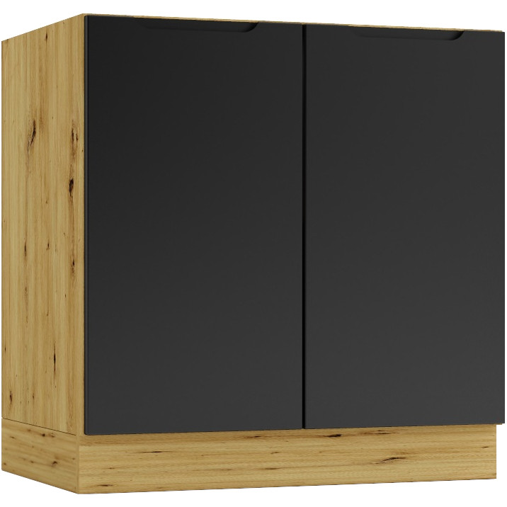 Kuchnia ELLEN 1 dąb artisan / czarny groszek - obrazek 4