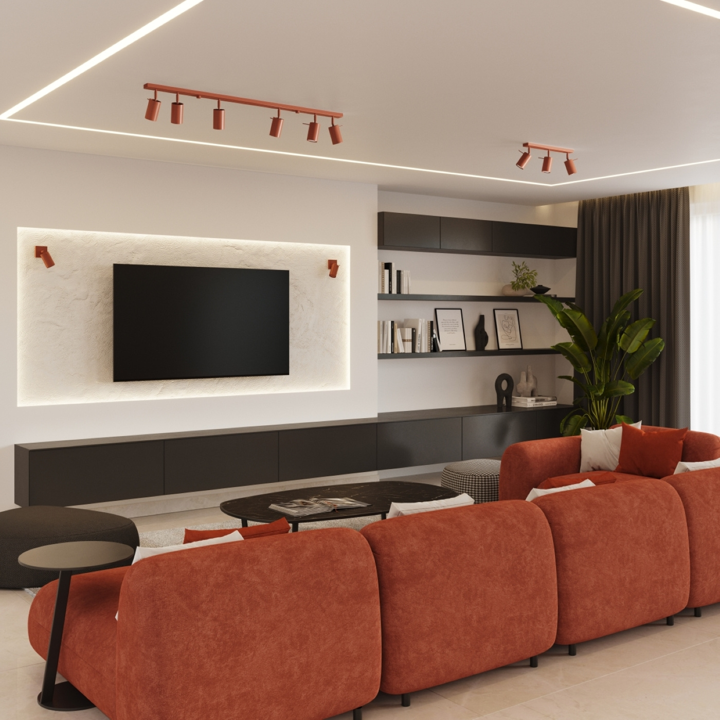 Plafon RING 6L ochra czerwona - obrazek 13