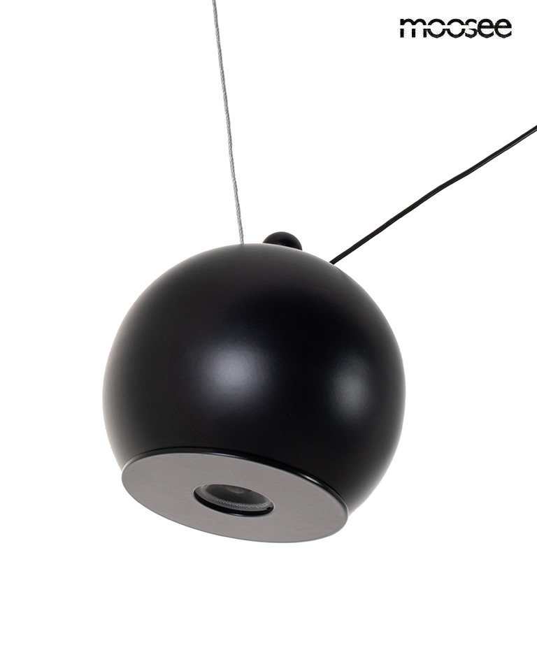 MOOSEE lampa wisząca OCTO 5 czarna - obrazek 3