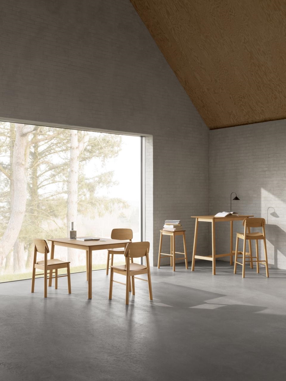 Stół Barlow 120x80cm dąb naturalny - obrazek 5