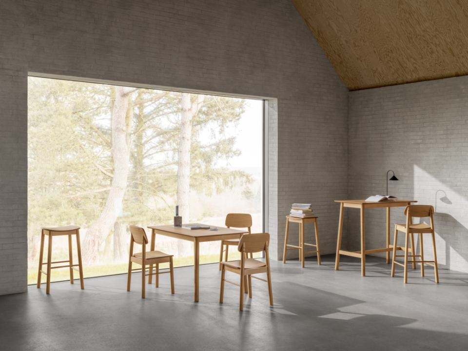 Stół Barlow 120x80cm dąb naturalny - obrazek 6