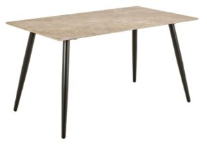 Stół Wicklow 140x80cm polerowana ceramika Aberta