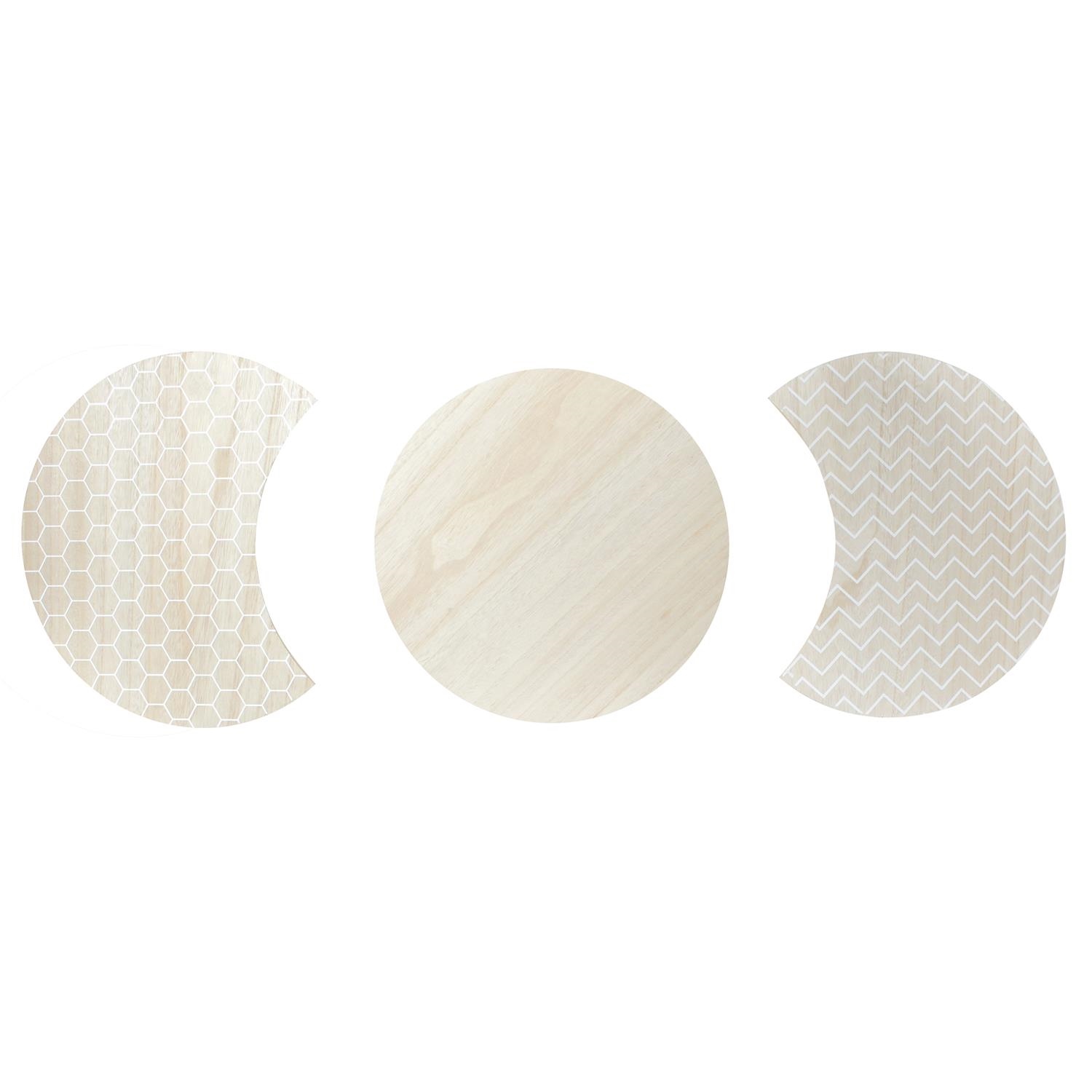 Zestaw 3 stolików bielone/ czarne - obrazek 7