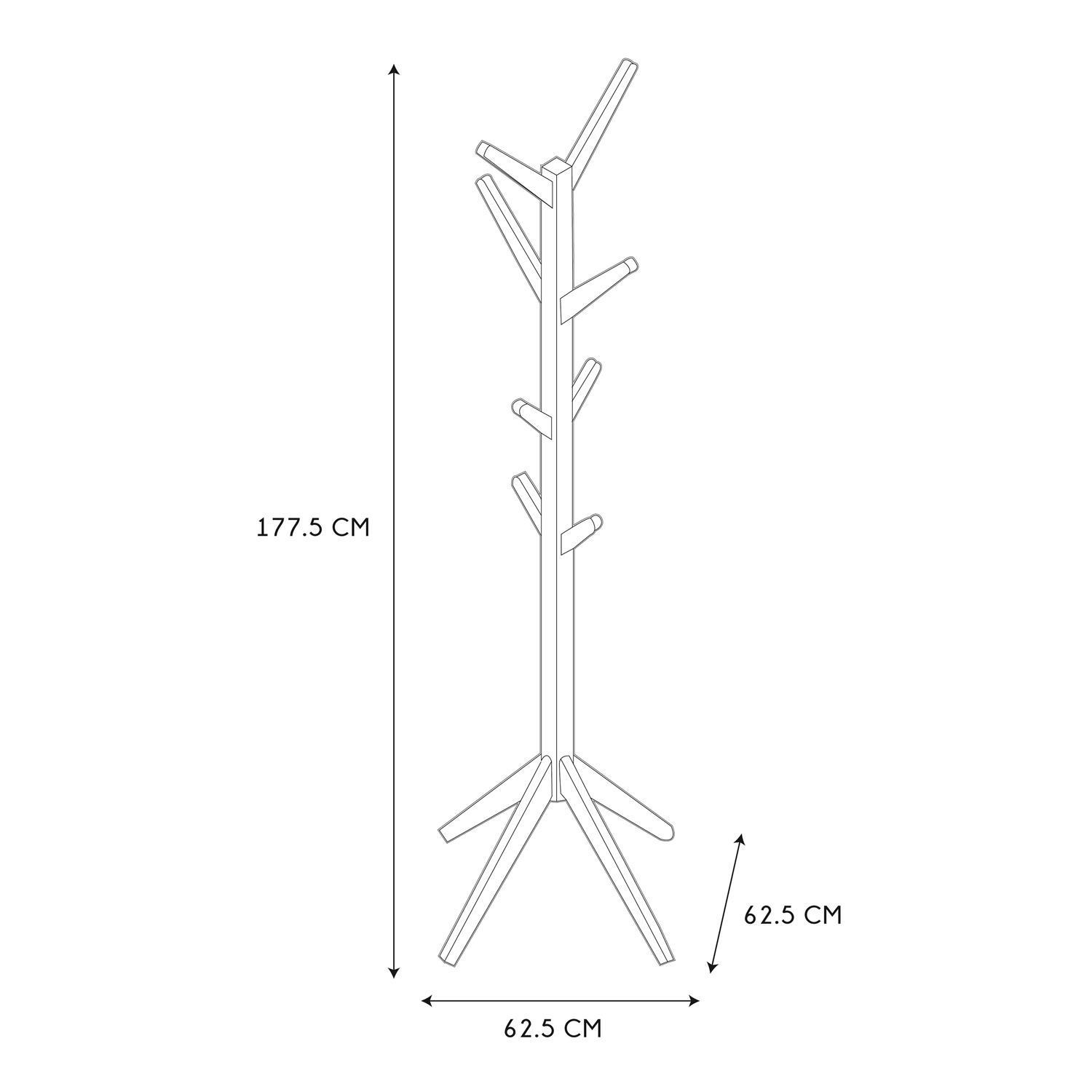 Wieszak na ubrania Tree naturalny - obrazek 6