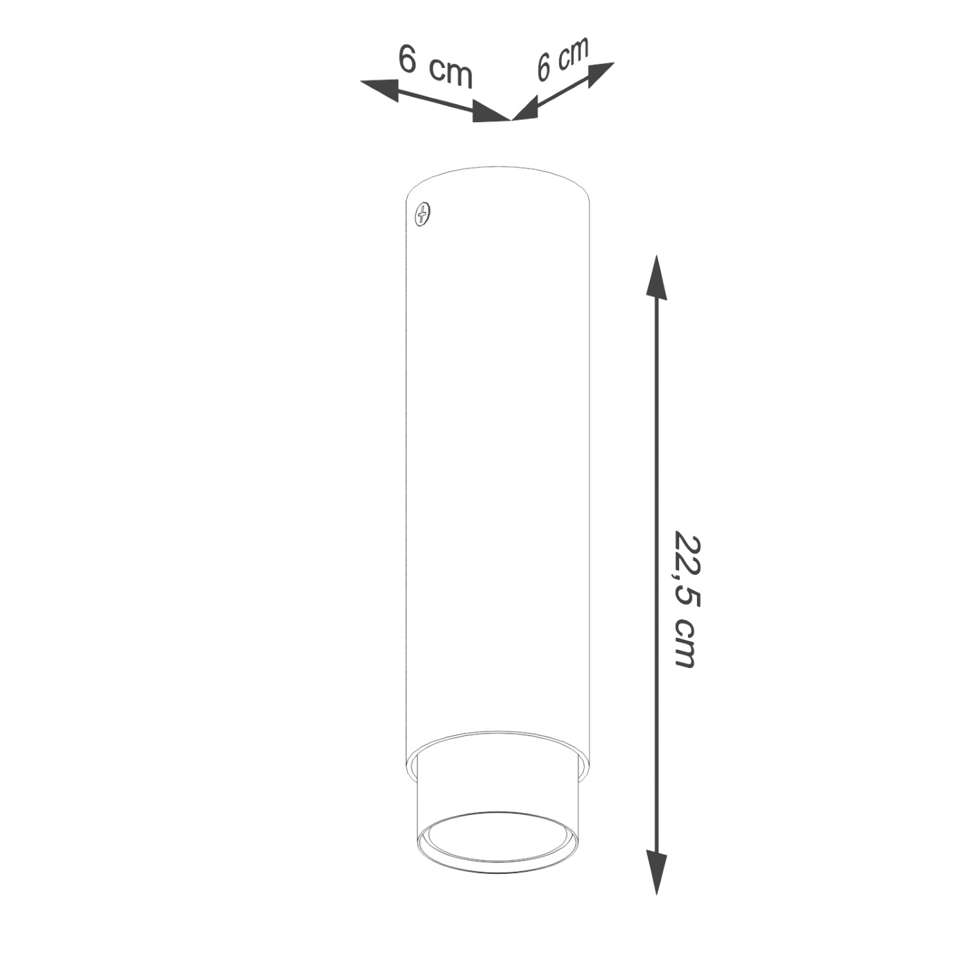 Plafon NERO 22,5 czarny/złoty - obrazek 7
