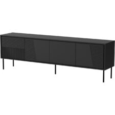 Komoda RTV ABBY 200 4D czarny