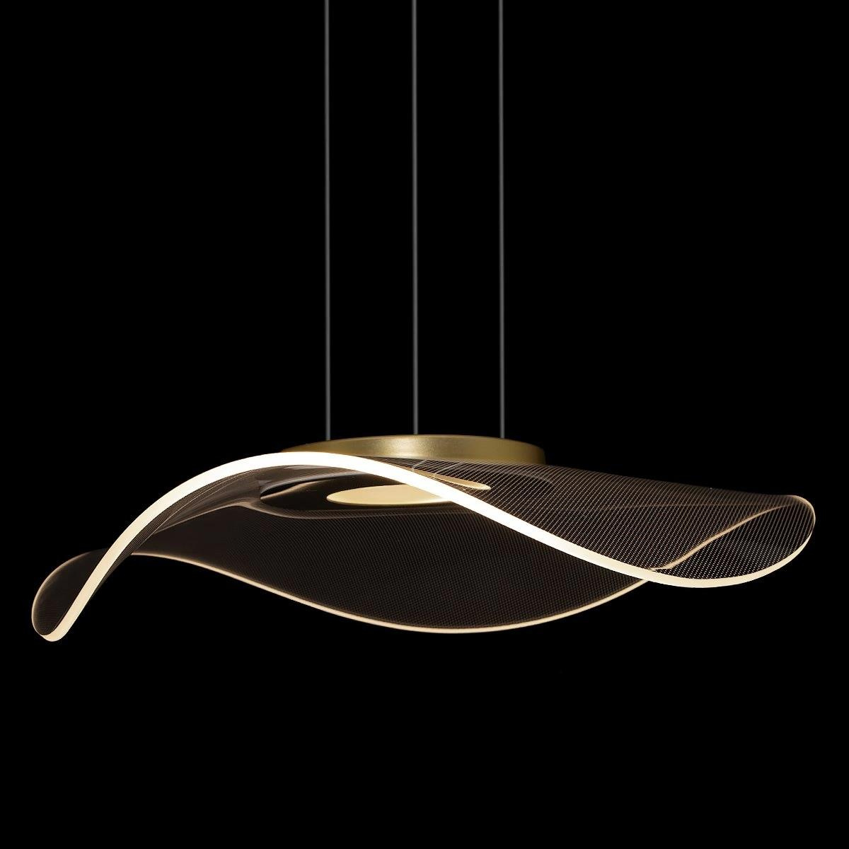 Lampa wisząca Velo No.1 złota - obrazek 5