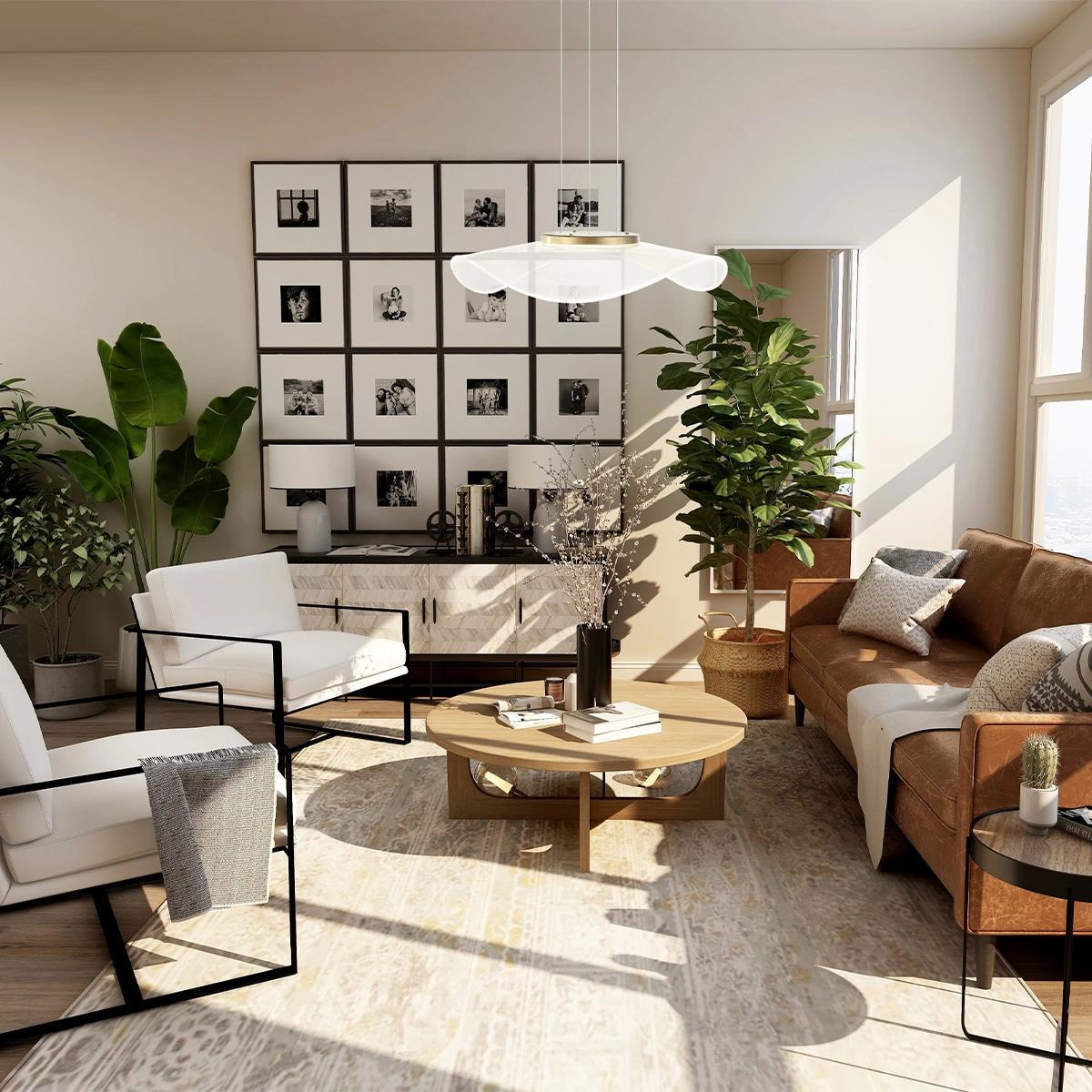 Lampa wisząca Velo No.1 złota - obrazek 9