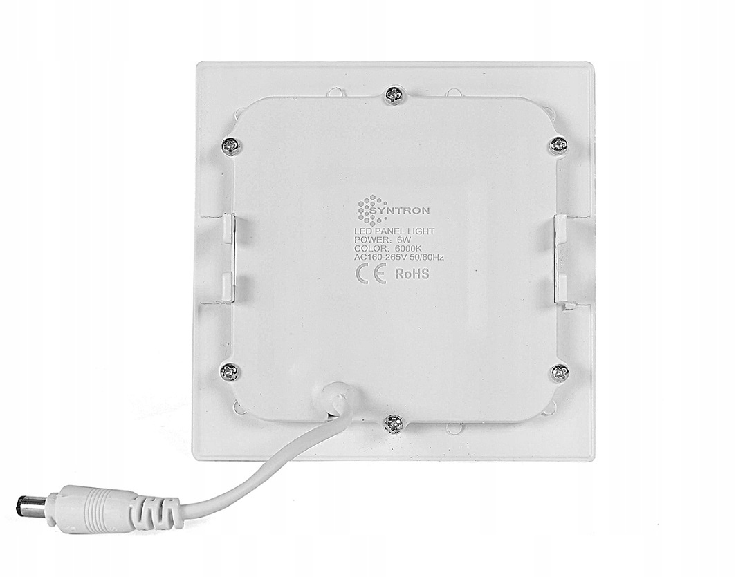 PANEL LED PODTYNKOWY PLAFON SUFITOWY KWADRAT PL-B03 6W B.CIEPŁA - obrazek 3