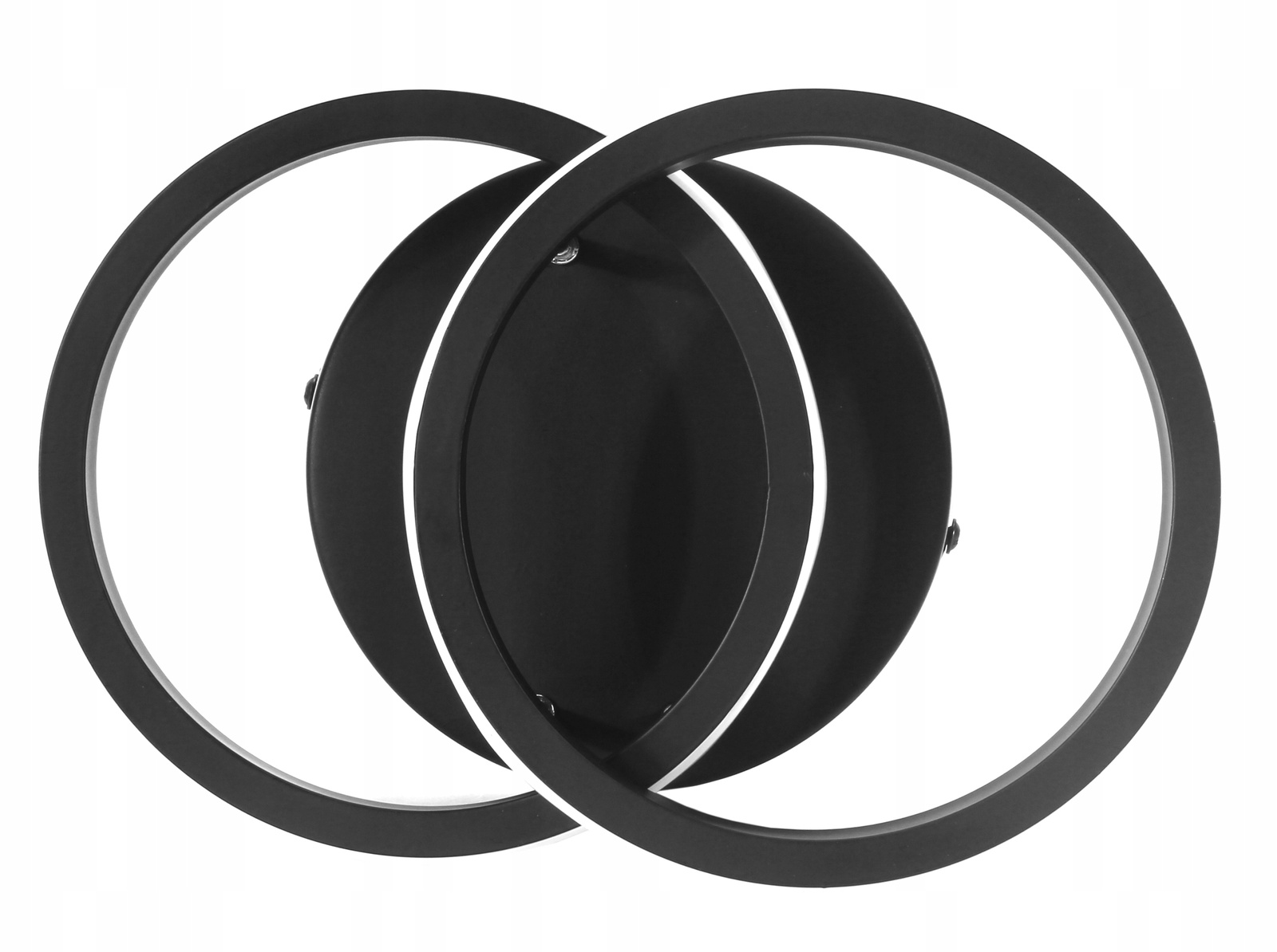 Lampa Sufitiowa Kinkiet OKRĄGŁA 18W CZARNA - BARWA NEUTRALNA - obrazek 5