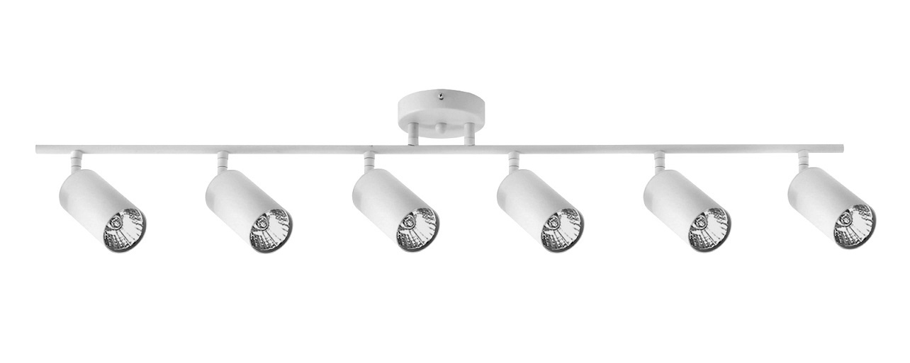 LAMPA SPOT 6xGU10 BIAŁA VOLO - obrazek 3