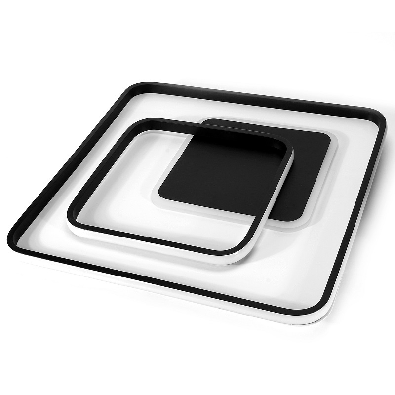 LAMPA SUFITOWA PLAFON LED LINIE I KWADRATY 88W + PILOT DL-G04 QUADRA - obrazek 5