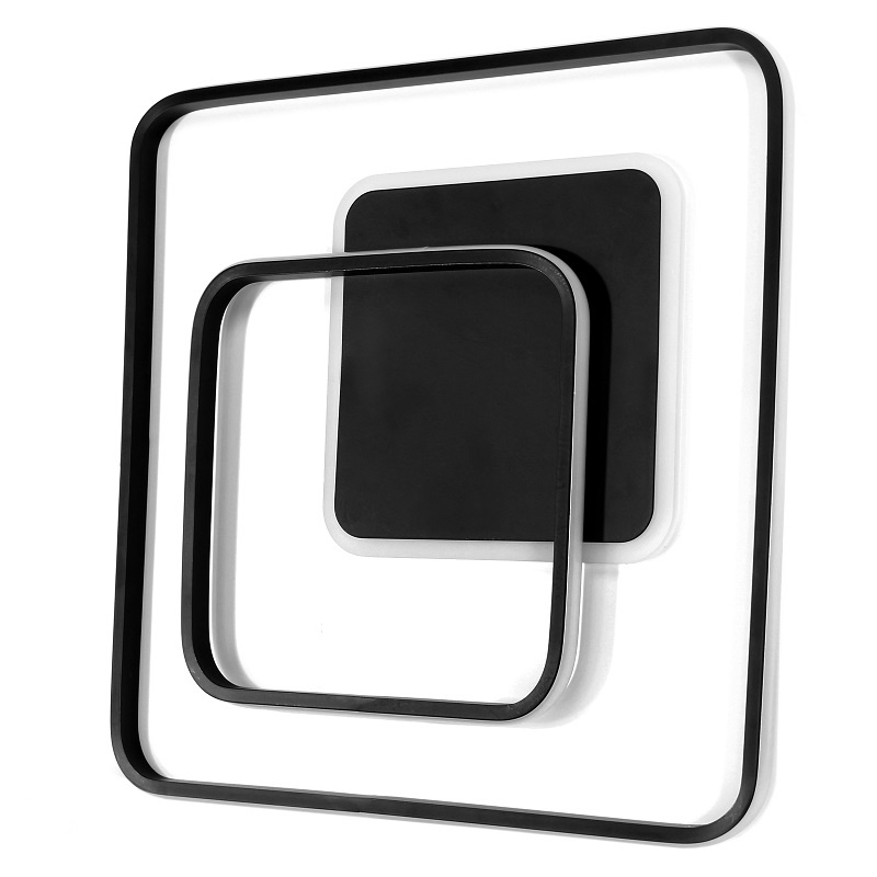 LAMPA SUFITOWA PLAFON LED LINIE I KWADRATY 88W + PILOT DL-G04 QUADRA - obrazek 7