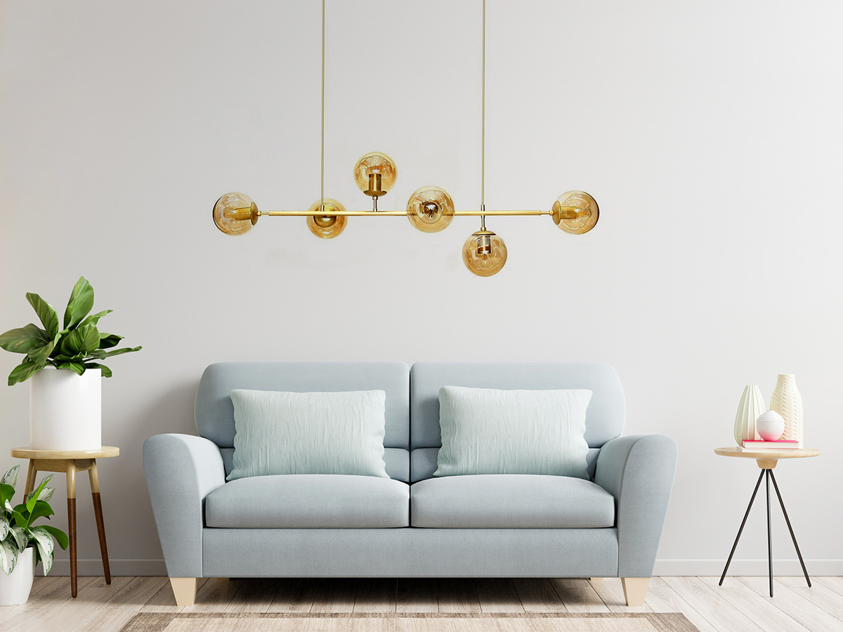 DEKORACYJNA LAMPA SUFITOWA E27 MORIS - obrazek 4