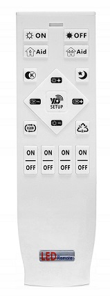 LAMPA DEKORACYJNA SUFIT 38W + PILOT - BRĄZ - ZŁOTO DL-F07 FARO - obrazek 6