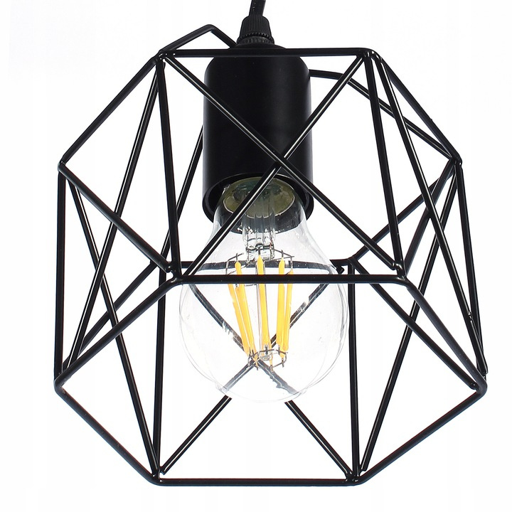 Lampa Loft Brylant okągła - obrazek 4