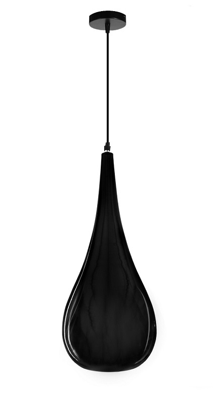 Lampa wisząca Kropla E27 czarna HY-2701 - obrazek 5