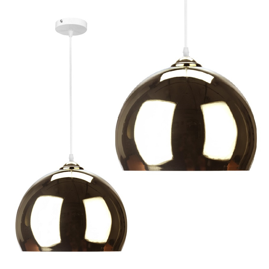 Lampa wisząca E27 złota HY-2701 - obrazek 3