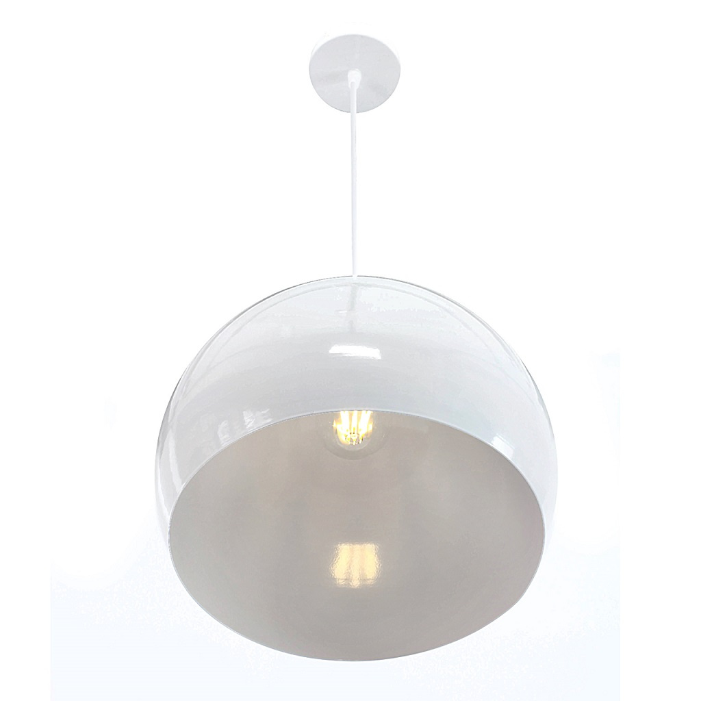 Lampa wisząca E27 biała HY-2701 - obrazek 4