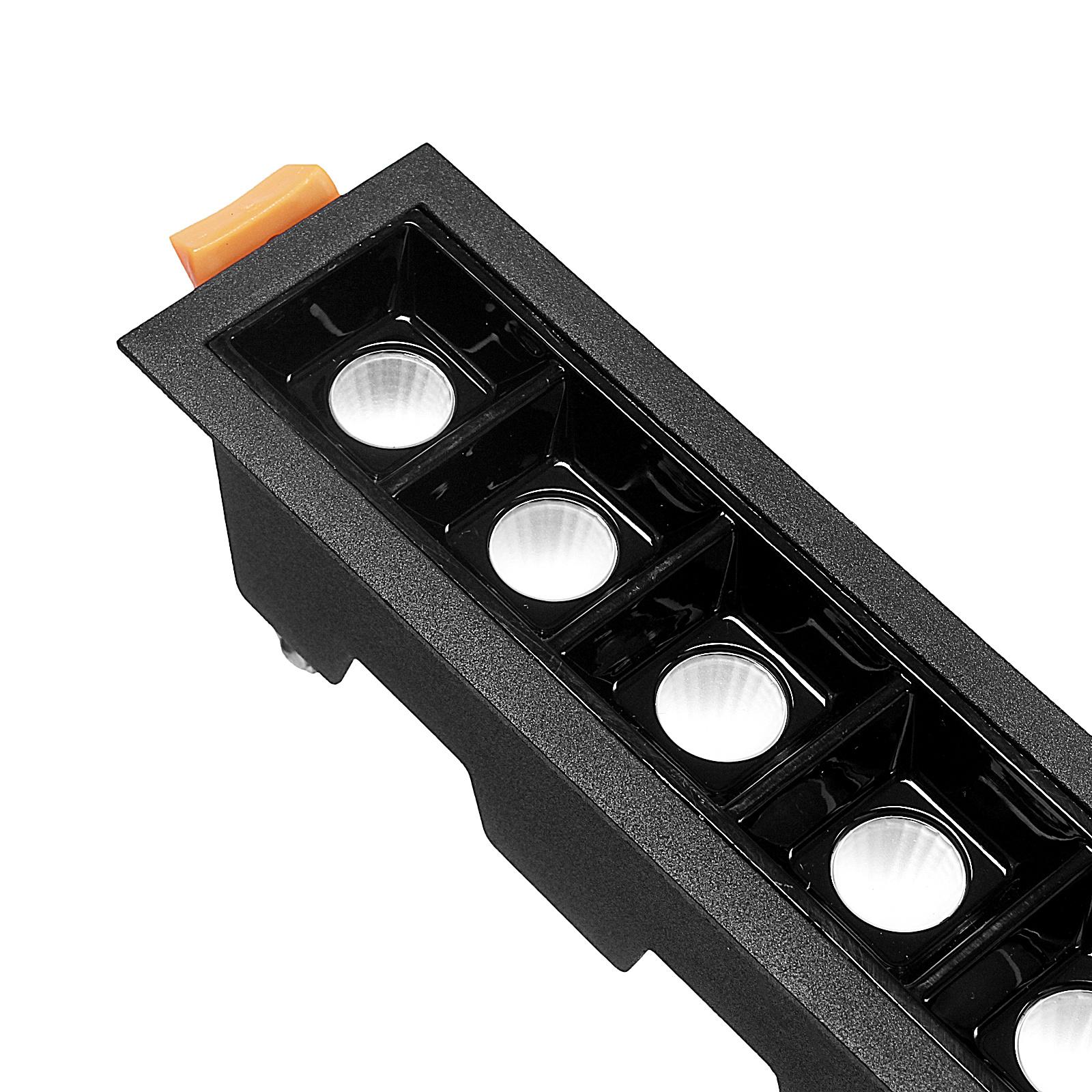 Lampa liniowa Led podtynkowa 20W 3000K czarna JDL-10T - obrazek 3