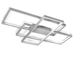 Lampa sufitowa LED RING 80W antracyt DL-Z01 + pilot