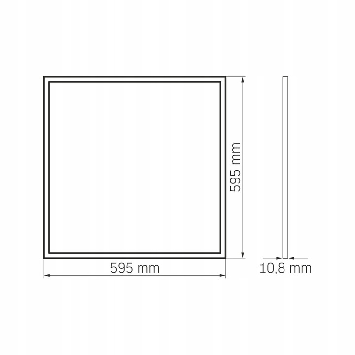 Panel Led - świecąca ramka 40W 4000K - obrazek 5