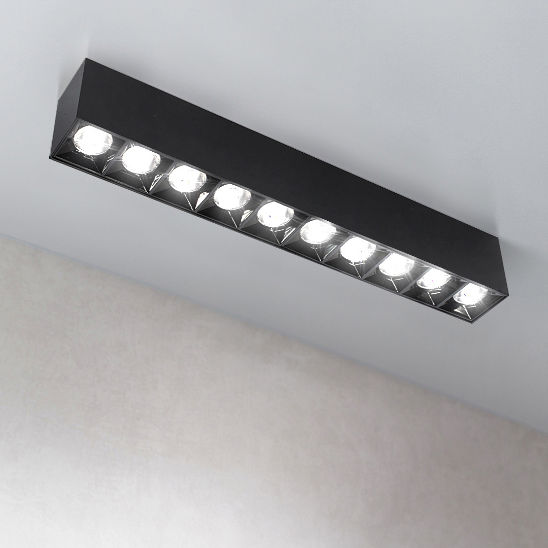 Lampa liniowa natynkowa 30w 3000K czarna JDL-4T - obrazek 3