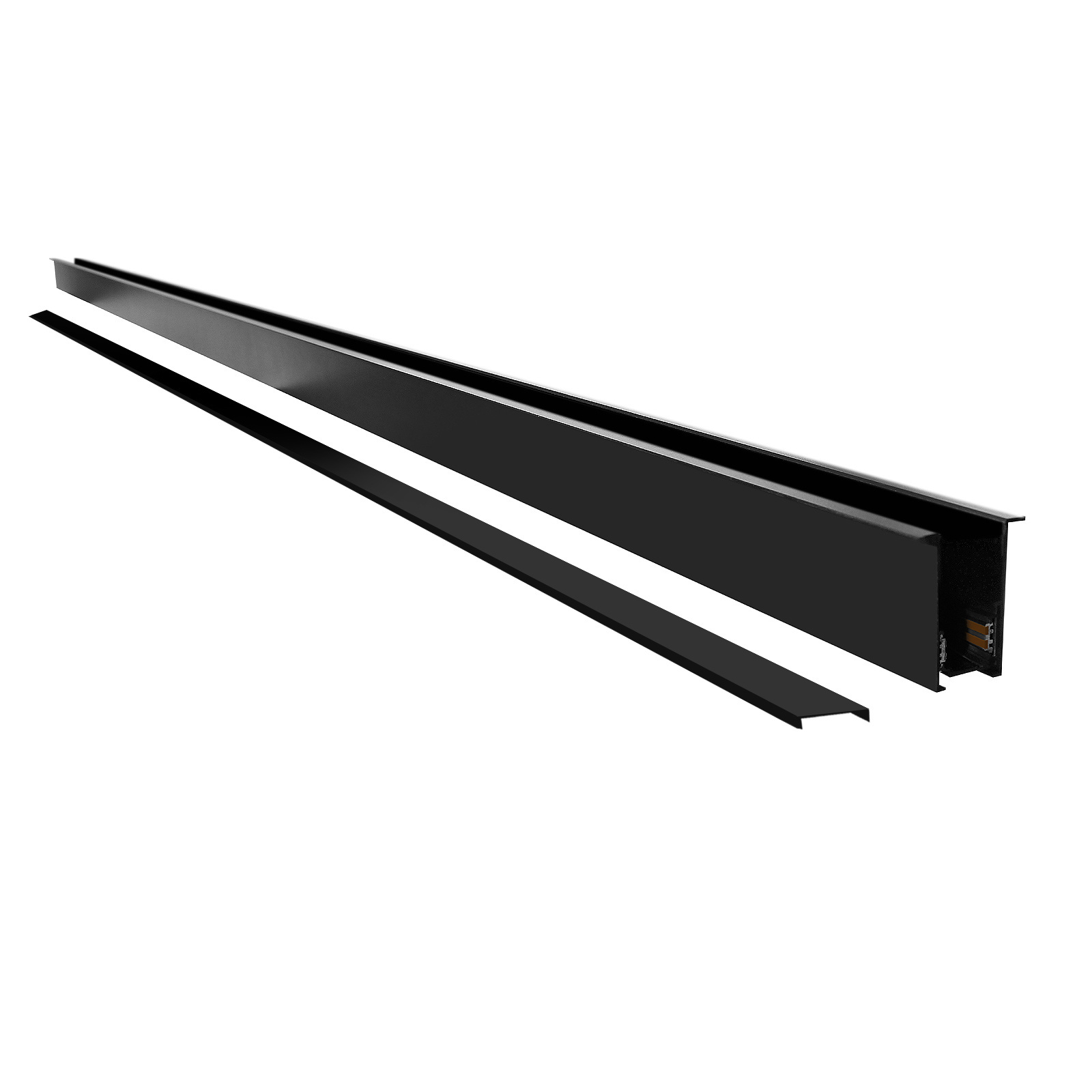 Szyna magnetyczna podtynkowa LL-20F czarna 100cm - obrazek 3